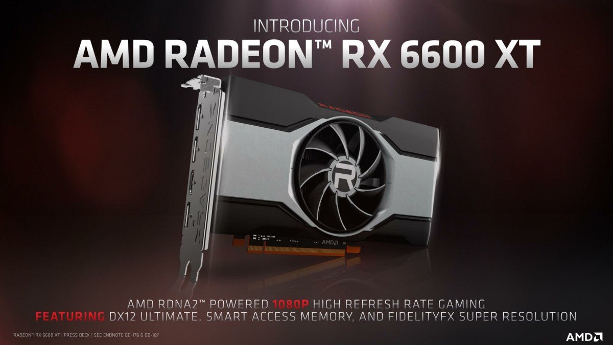 AMD Radeon RX 6600 XT Graphics Card Sets New Standard for High-Framerate, High-Fidelity 1080p PC Gaming - Vektra Computers LLC