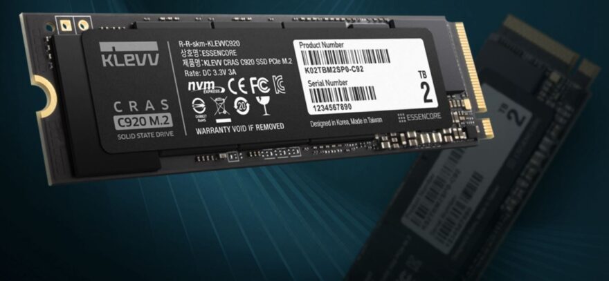 KLEVV launches the CRAS C920 and C720 PCIe M.2 SSDs - Vektra Computers LLC