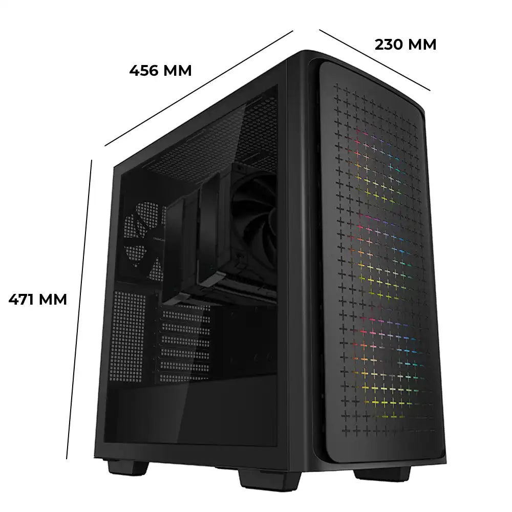 Vektra RDY CK560 Series Gaming PC - Core i7-14700F / GeForce RTX 4060 8GB / B760M / 32GB DDR5 RAM / 1TB NVMe M.2 Gen4 SSD / 750W PSU / Air Tower Cooler / Windows 11 Pro / 2 Years Warranty