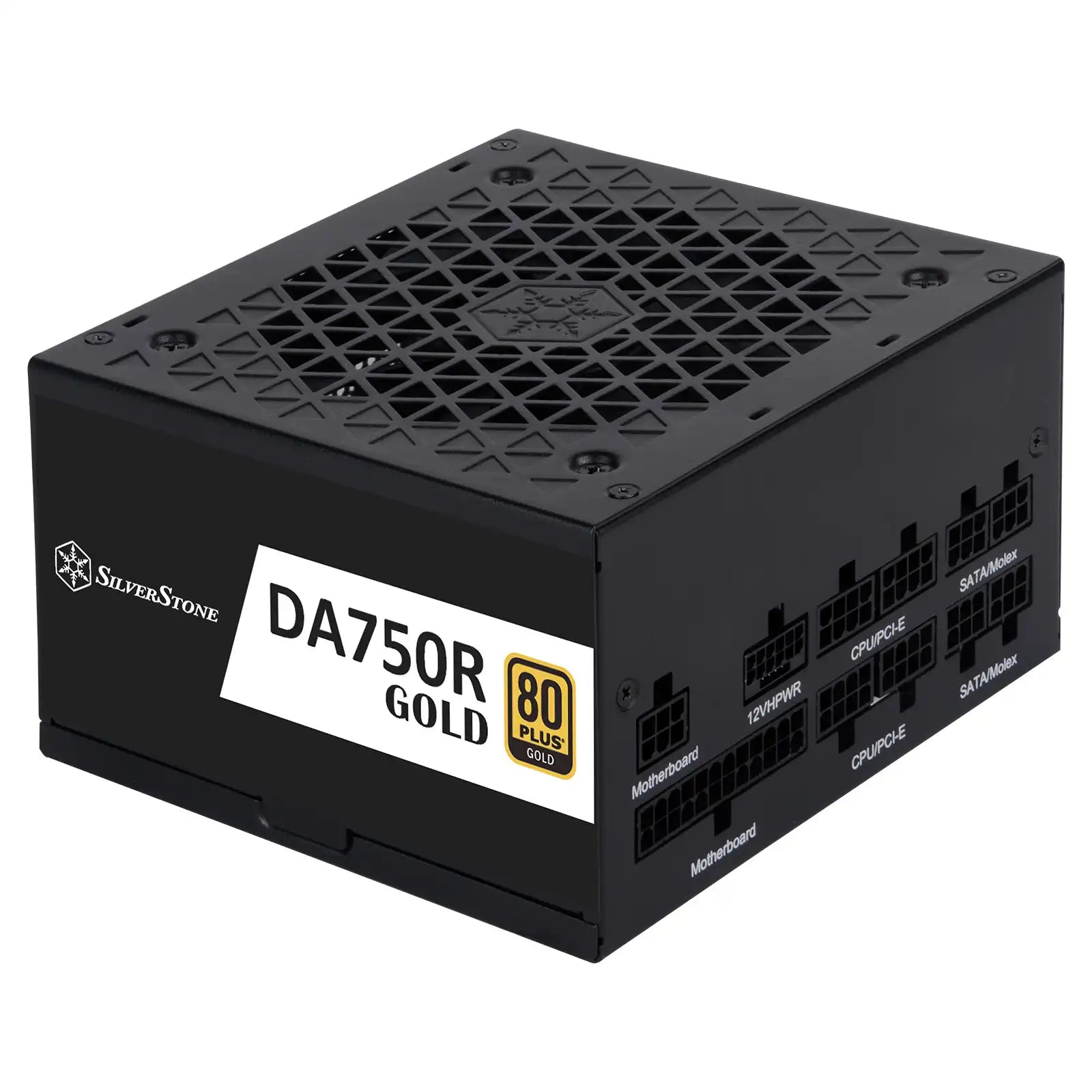 SilverStone DA750R Gold 80 PLUS Gold 750W ATX 3.0 & PCIe 5.0 Fully Modular Power Supply | SST-DA750R-GM