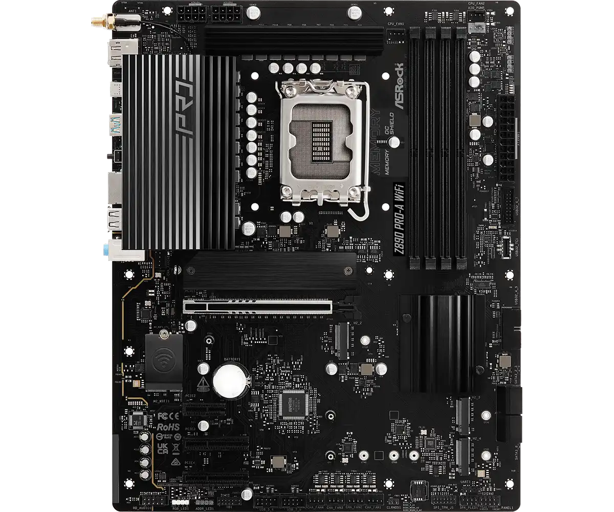 ASRock Z890 Pro-A WiFi LGA1851 Gaming Motherboard