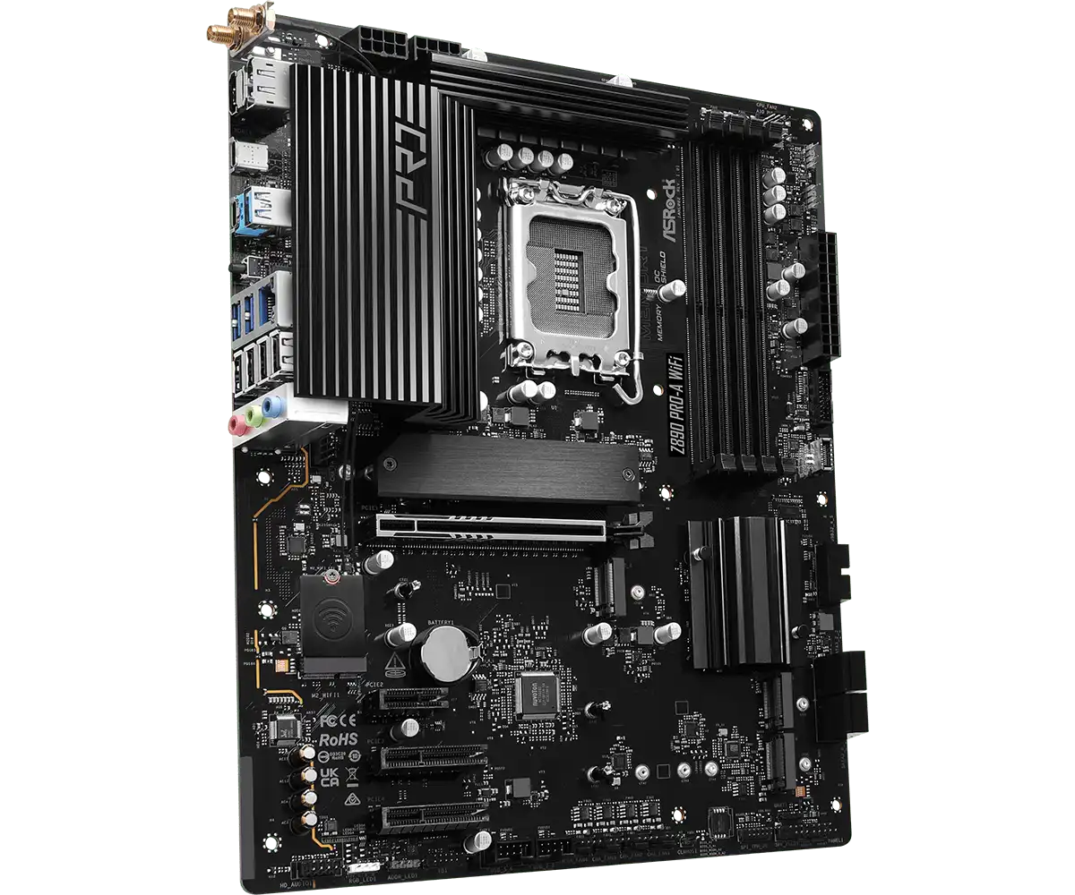 ASRock Z890 Pro-A WiFi LGA1851 Gaming Motherboard