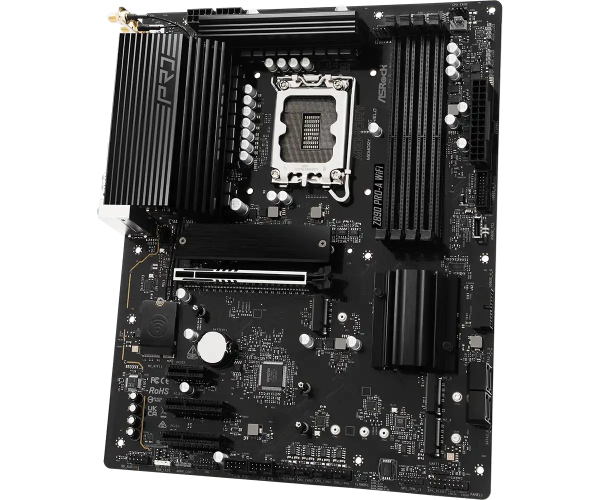 ASRock Z890 Pro-A WiFi LGA1851 Gaming Motherboard