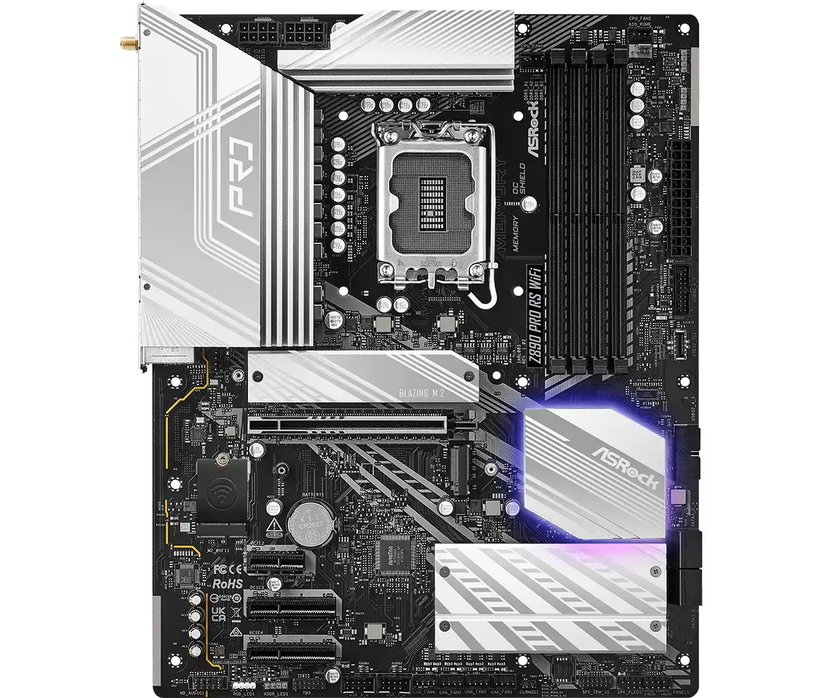 ASRock Z890 Pro RS WiFi LGA1851 Socket Gaming Motherboard