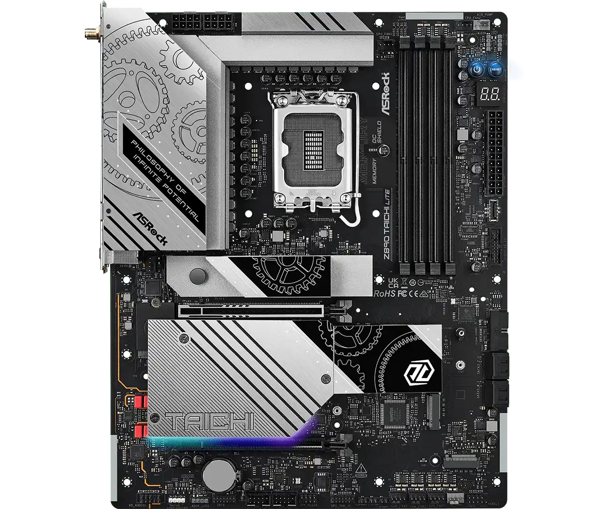 ASRock Z890 Taichi Lite LGA1851 Socket Gaming Motherboard