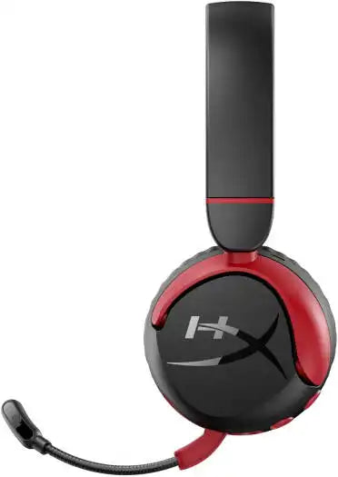 HyperX Cloud Mini, Wireless Gaming Headset, Microphone, Immersive Audio, Comfortable And Lightweight, BT 5.3, 25 Hours Battery Life, Volume Level Below 85 dB, For Ages 8-12, Black | 7G8F1AA