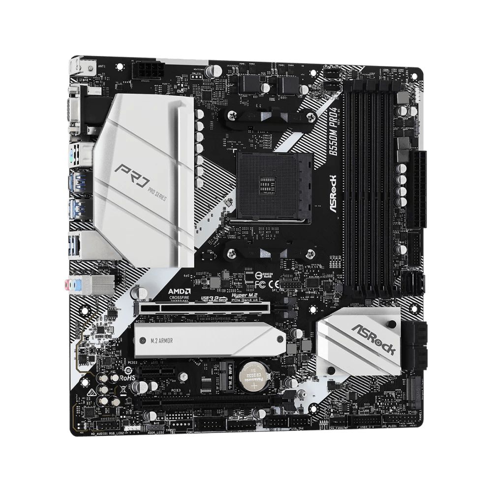 ASRock B550M Pro4 AMD 500 Series mATX Motherboard - Vektra Computers LLC