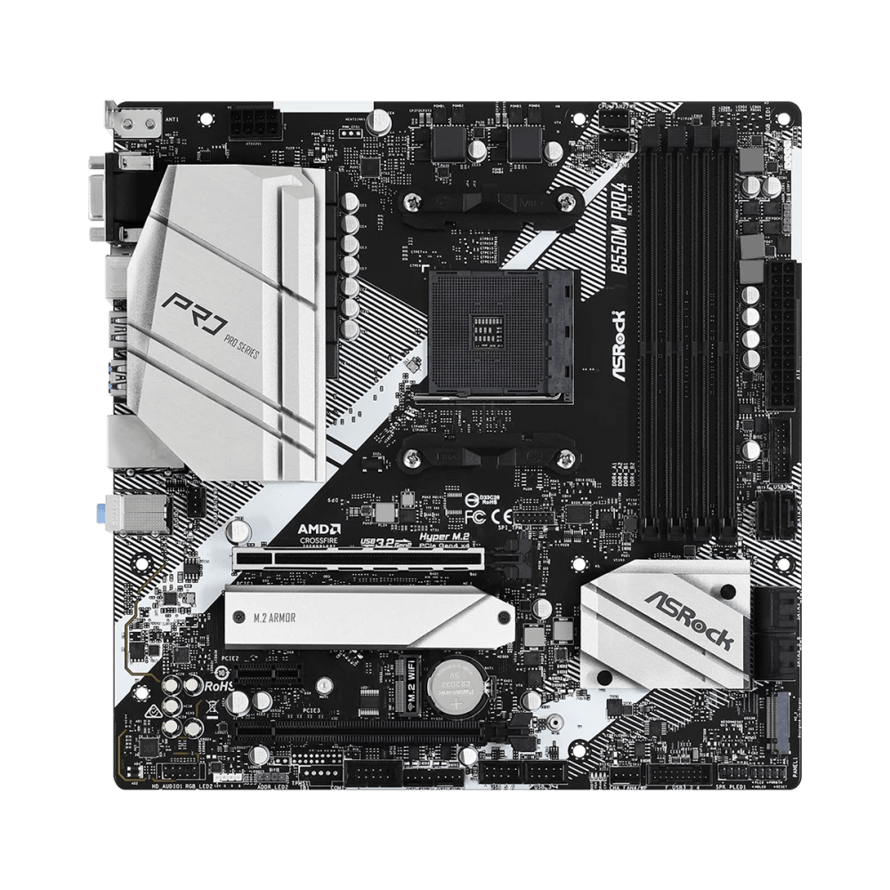 ASRock B550M Pro4 AMD 500 Series mATX Motherboard - Vektra Computers LLC