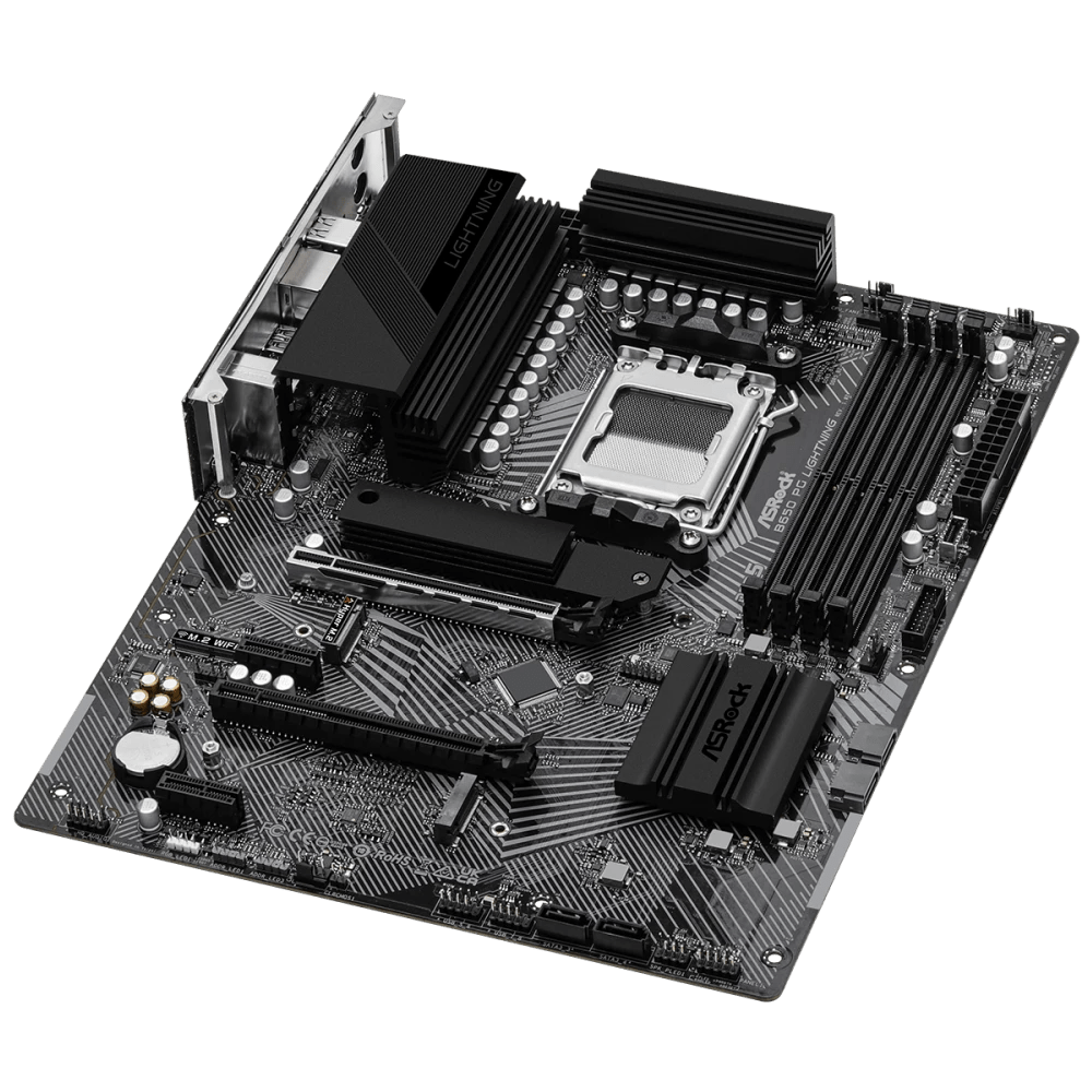 ASRock B650 PG Lightning AMD 600 Series ATX Motherboard | 90 - MXBK20 - A0UAYZ | - Vektra Computers LLC