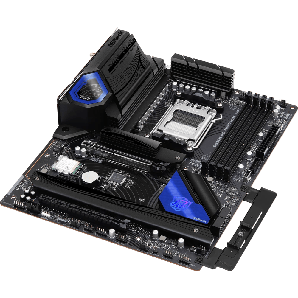 ASRock B650E PG Riptide WiFi AMD 600 Series ATX Motherboard | 90 - MXBL00 - A0UAYZ | - Vektra Computers LLC