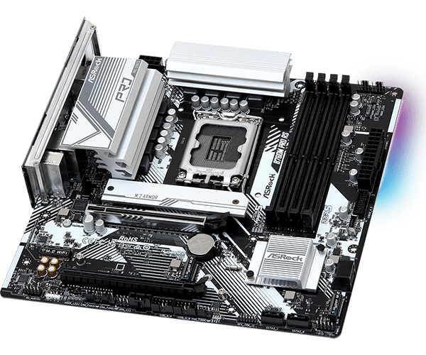 ASRock B760M Pro RS LGA 1700 Intel Motherboard | 90 - MXBLH0 - A0UAYZ - Vektra Computers LLC