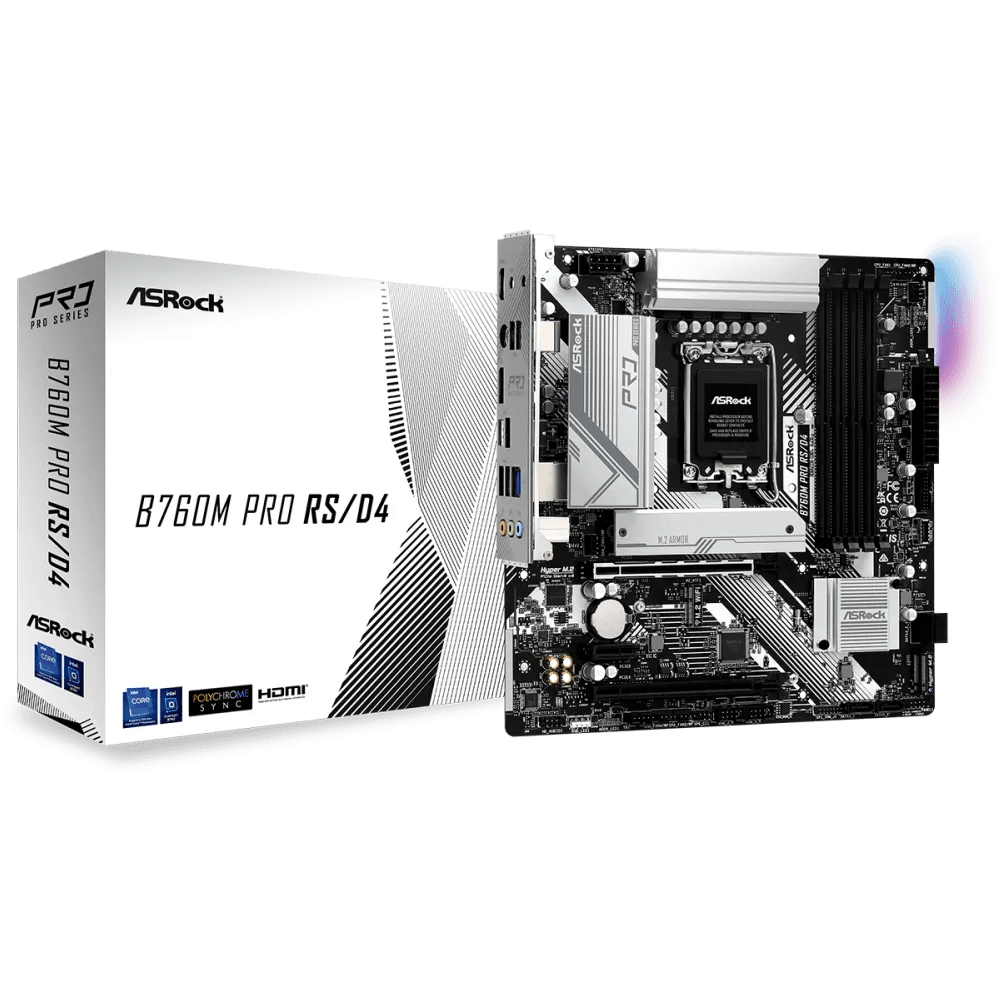 ASRock B760M Pro RS/D4 Intel 700 Series Intel Motherboard - Vektra Computers LLC