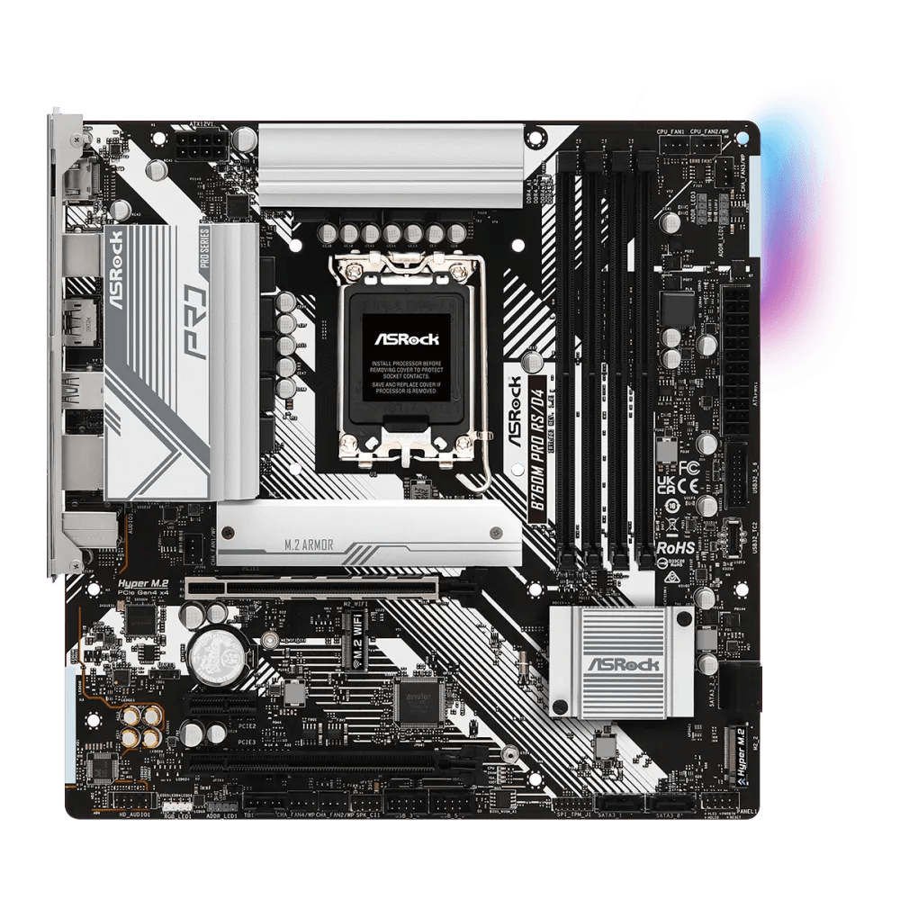 ASRock B760M Pro RS/D4 Intel 700 Series Intel Motherboard - Vektra Computers LLC