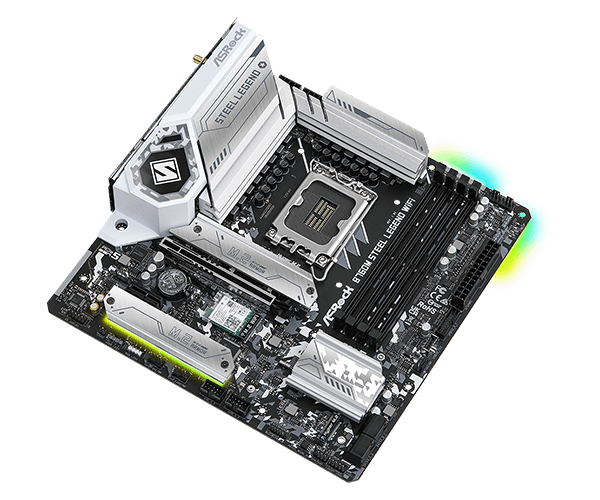 Asrock B760M Steel Legend WiFi | 90 - MXBL70 - A0UAYZ - 4710483941795 - Vektra Computers LLC