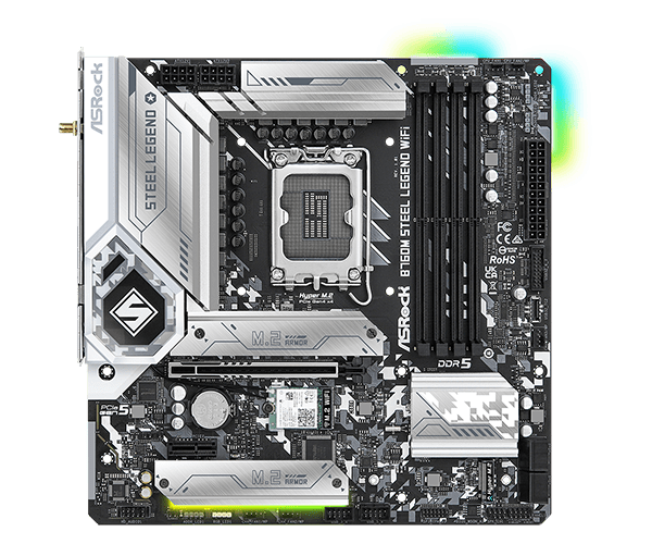 Asrock B760M Steel Legend WiFi | 90 - MXBL70 - A0UAYZ - 4710483941795 - Vektra Computers LLC