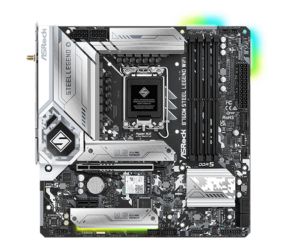 Asrock B760M Steel Legend WiFi | 90 - MXBL70 - A0UAYZ - 4710483941795 - Vektra Computers LLC