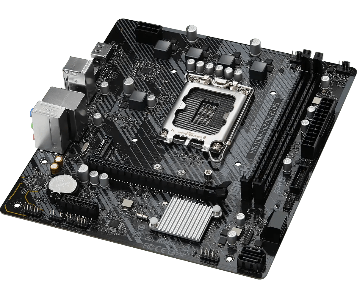 ASRock H610M - H2/M.2 D5 LGA1700 Socket Intel Motherboard | 90 - MXBML0 - A0UAYZ - Vektra Computers LLC