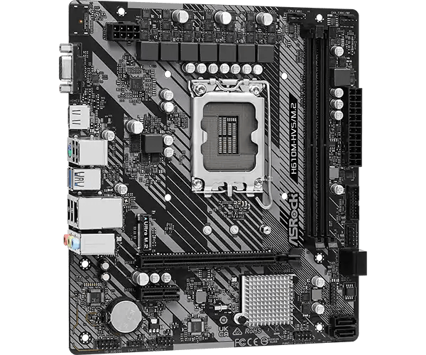 ASRock H610M - HVS/M.2 R2.0 motherboard | 90 - MXBJJ0 - A0UAYZ - Vektra Computers LLC