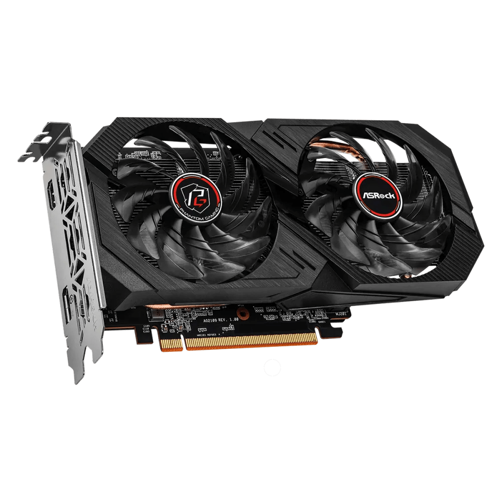 ASRock Radeon RX 6500 XT Phantom Gaming D 4GB OC Graphics Card | 90 - GA3DZZ - 00UANF | - Vektra Computers LLC