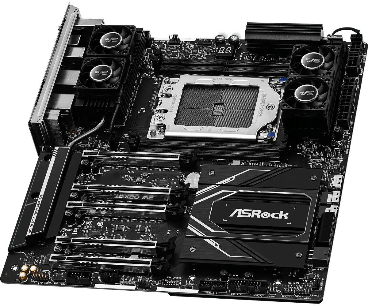 ASRock TRX50 WS for AMD Ryzen Threadripper PRO 7000 & Threadripper 7000 Series | 90 - MXBN40 - A0UAYZ - Vektra Computers LLC