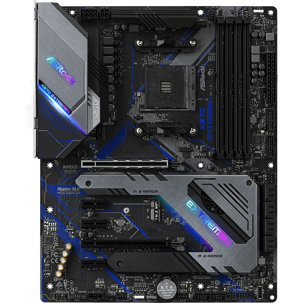 ASRock X570 Extreme4 AMD 500 Series ATX Motherboard | 90 - MXBAP0 - A0UAYZ | - Vektra Computers LLC