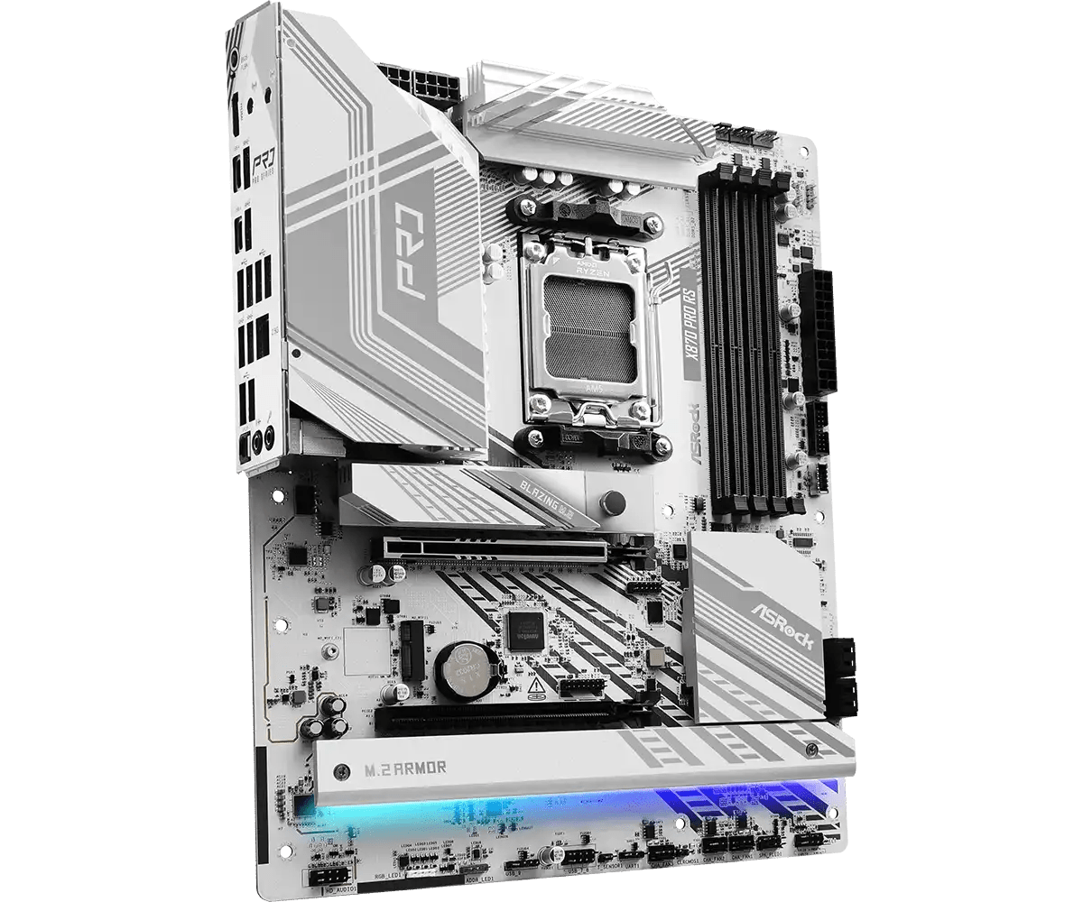 ASRock X870 Pro RS AMD AM5 Socket Gaming Motherboard | 90 - MXBPZ0 - A0UAYZ - 4710483949326 - Vektra Computers LLC