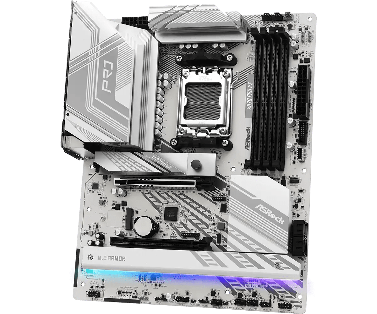 ASRock X870 Pro RS AMD AM5 Socket Gaming Motherboard | 90 - MXBPZ0 - A0UAYZ - 4710483949326 - Vektra Computers LLC