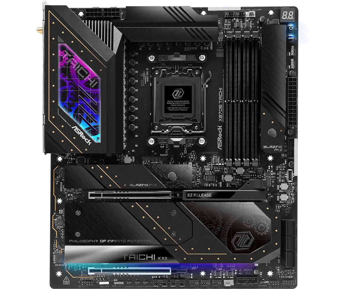 ASRock X870E Taichi AMD AM5 Socket Gaming Motherboard - Vektra Computers LLC