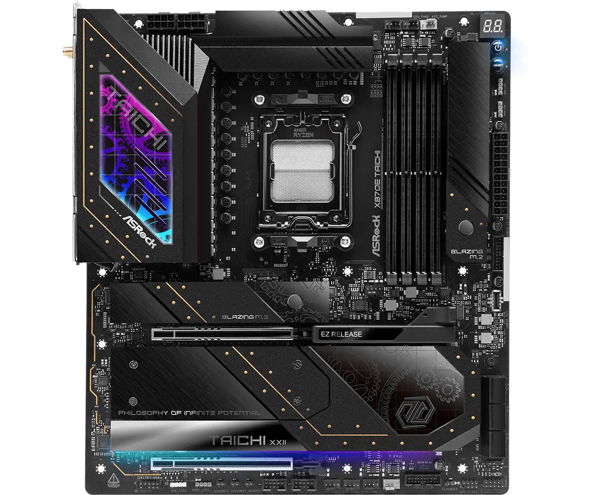 ASRock X870E Taichi AMD AM5 Socket Gaming Motherboard - Vektra Computers LLC