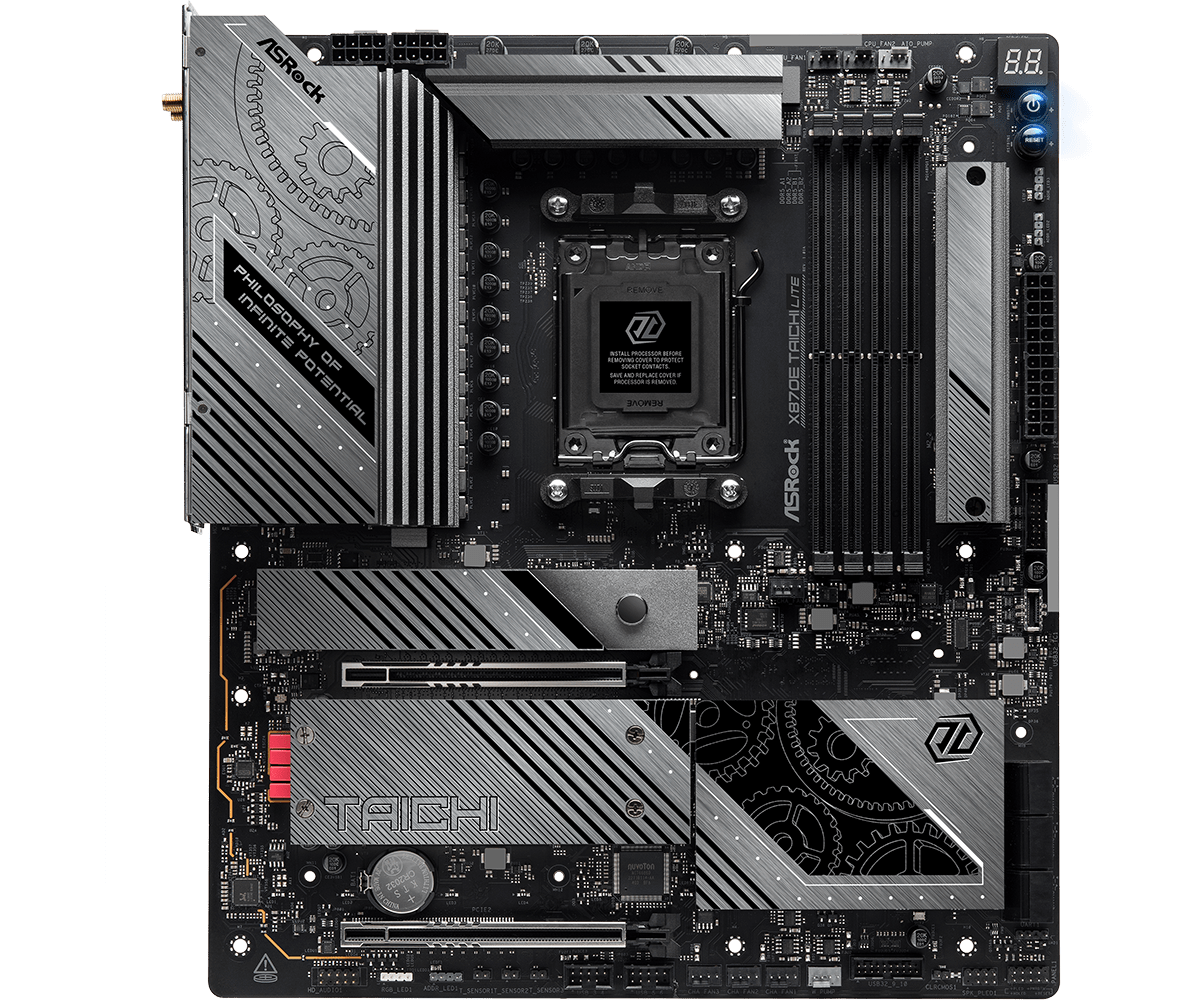 ASRock X870E Taichi Lite AMD AM5 Socket Gaming Motherboard | - Vektra Computers LLC