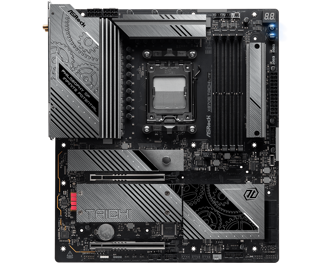 ASRock X870E Taichi Lite AMD AM5 Socket Gaming Motherboard | - Vektra Computers LLC