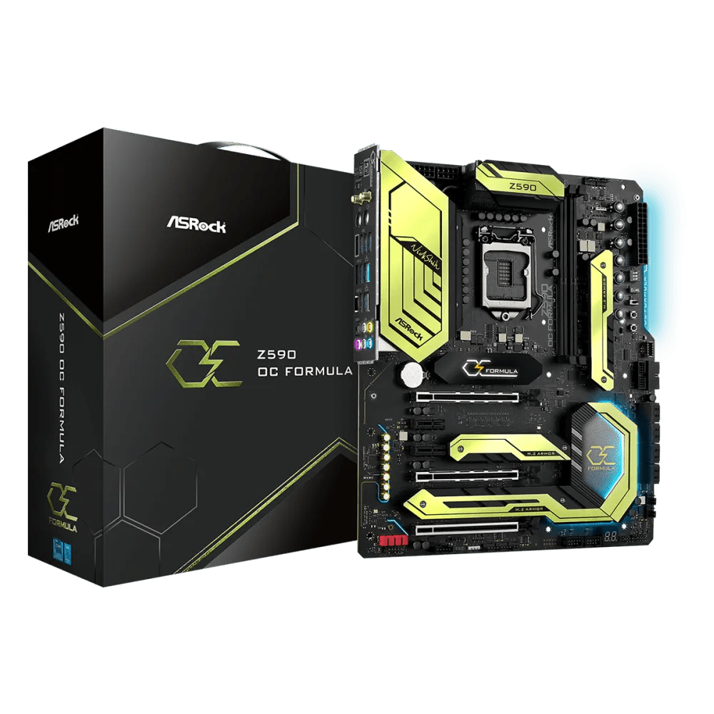 ASRock Z590 OC Formula Intel 500 Series ATX Motherboard | 90 - MXBFS0 - A0UAYZ | - Vektra Computers LLC