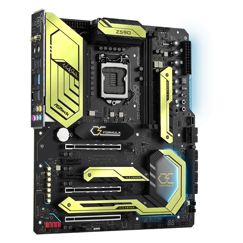 ASRock Z590 OC Formula Intel 500 Series ATX Motherboard | 90 - MXBFS0 - A0UAYZ | - Vektra Computers LLC