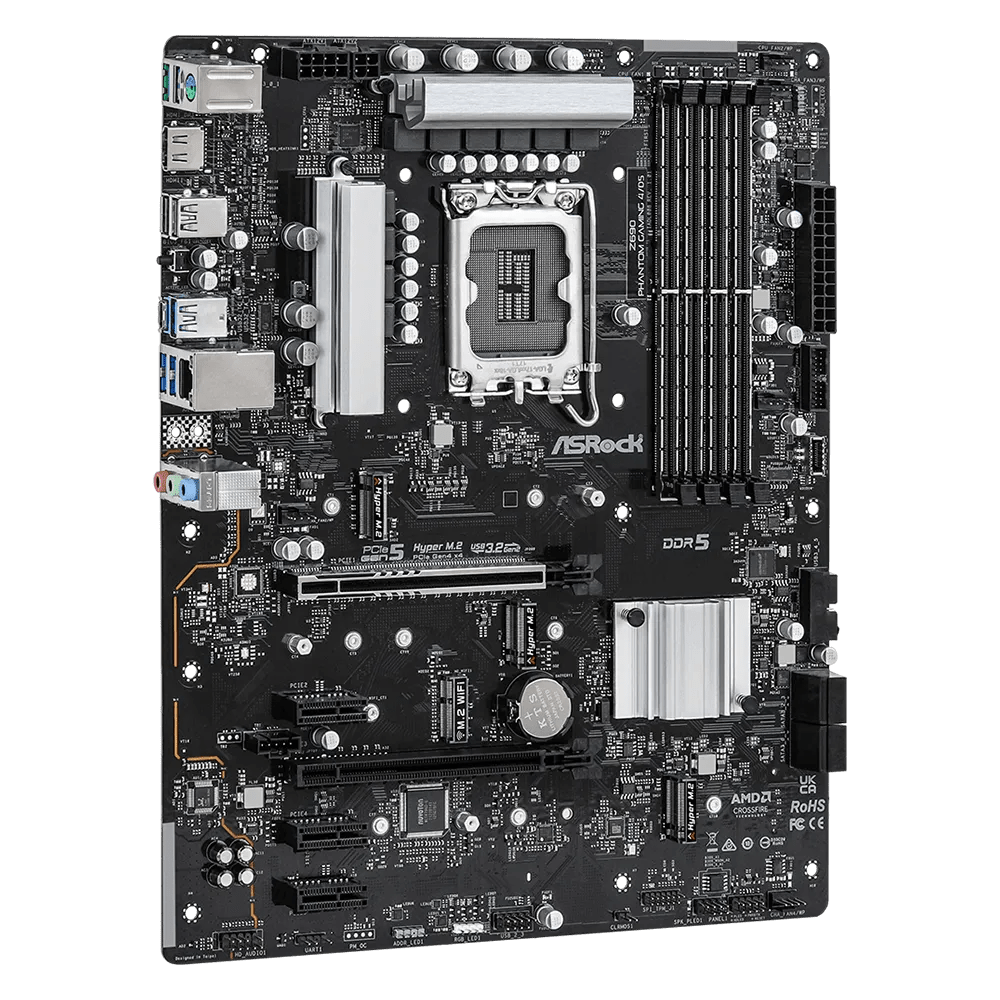 ASRock Z690 Phantom Gaming 4/D5 Intel 600 Series ATX Motherboard | 90 - MXBI60 - A0UAYZ | - Vektra Computers LLC