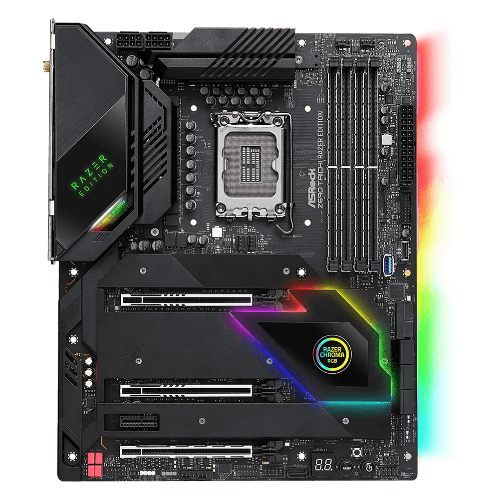 ASRock Z690 Taichi Razer Edition Intel 600 Series ATX Motherboard | 90 - MXBIA0 - A0UAYZ | - Vektra Computers LLC