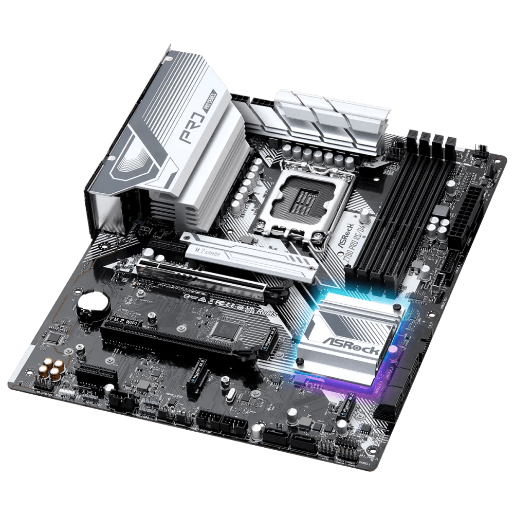 ASRock Z790 Pro RS/D4 700 Series Intel Motherboard | 90 - MXBJL0 - A0UAYZ | - Vektra Computers LLC