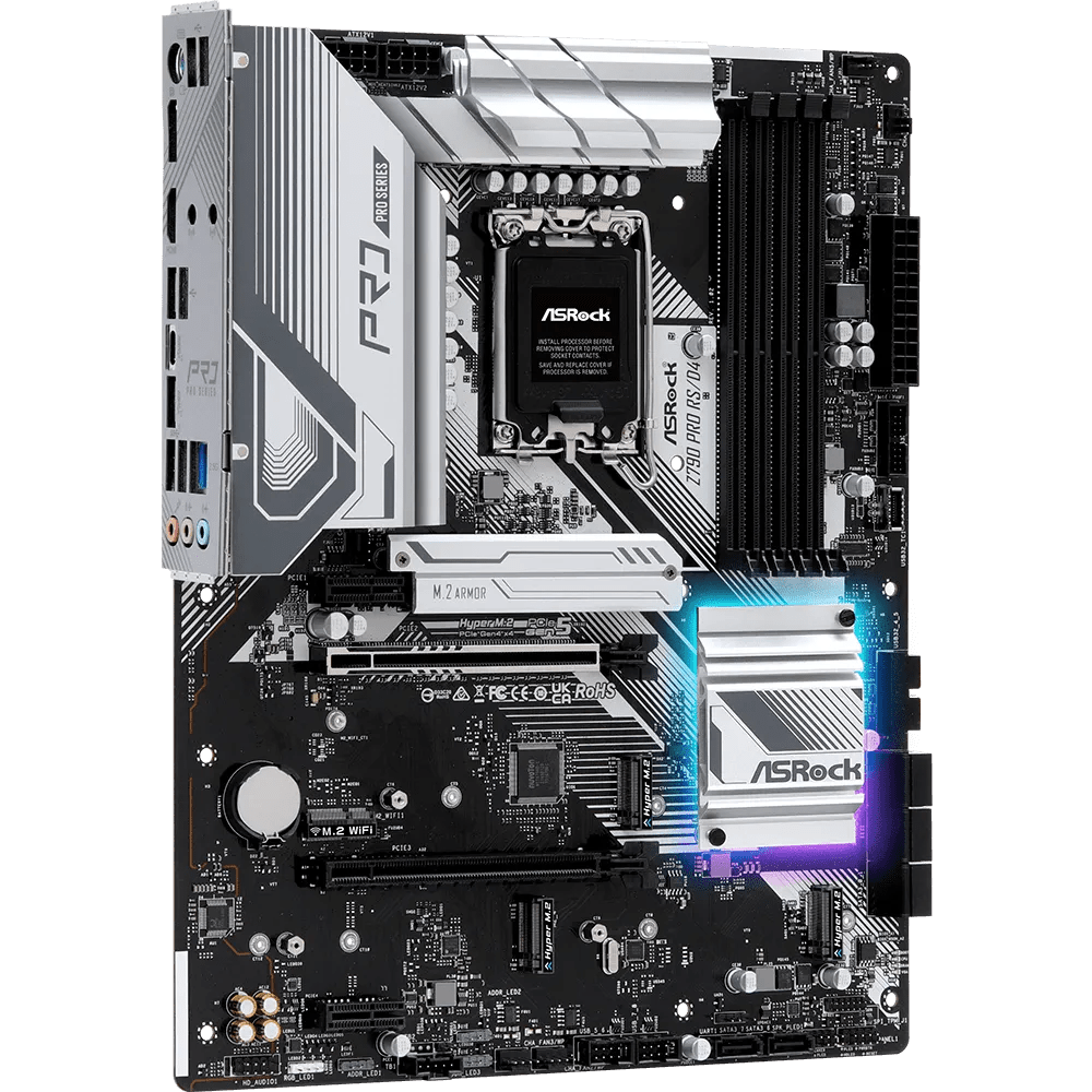 ASRock Z790 Pro RS/D4 700 Series Intel Motherboard | 90 - MXBJL0 - A0UAYZ | - Vektra Computers LLC