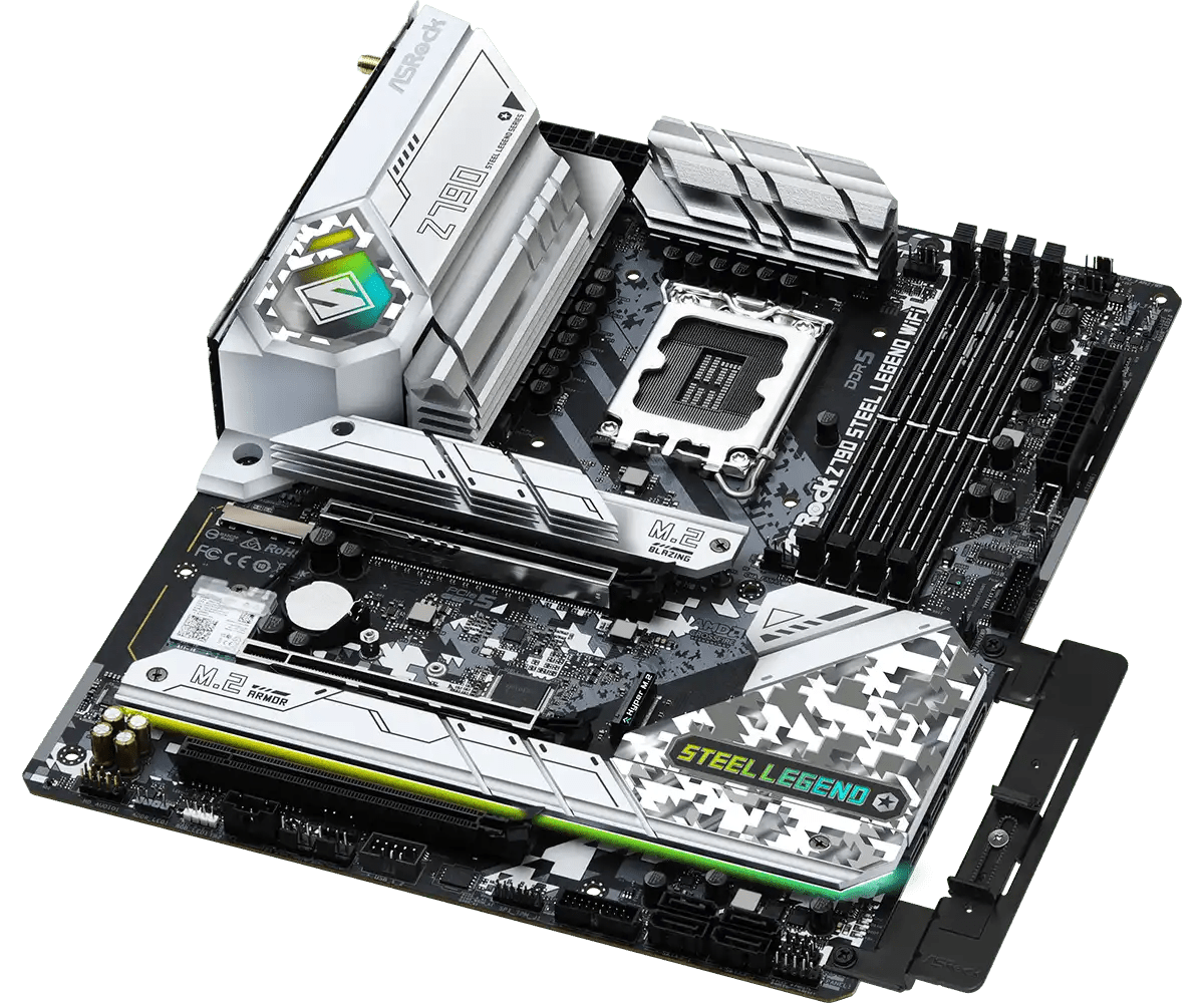 ASRock Z790 Steel Legend WiFi LGA 1700 Socket Intel Motherboard | 90 - MXBKD0 - A0UAYZ - Vektra Computers LLC