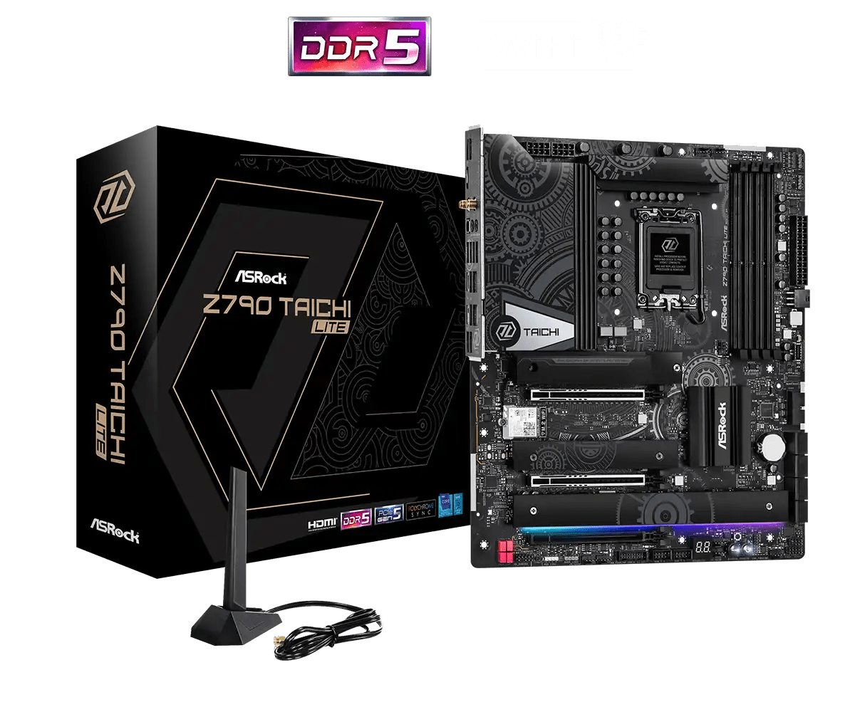 ASRock Z790 Taichi Lite LGA1700 Socket Intel Motherboard | 90 - MXBMF0 - A0UAYZ - Vektra Computers LLC