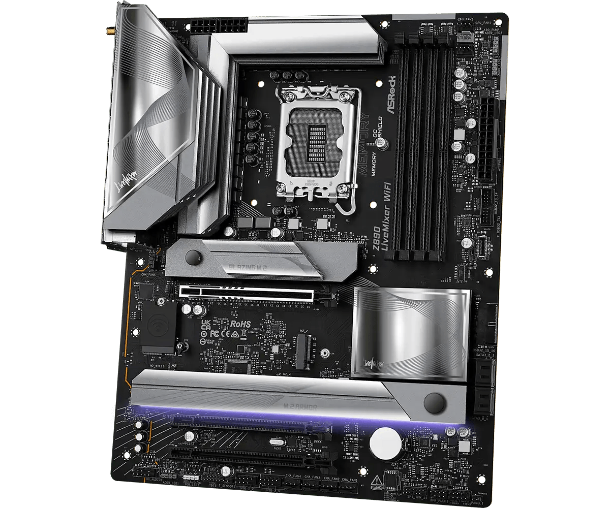 ASRock Z890 LiveMixer WiFi Motherboard | 90 - MXBPE0 - A0UAYZ - Vektra Computers LLC