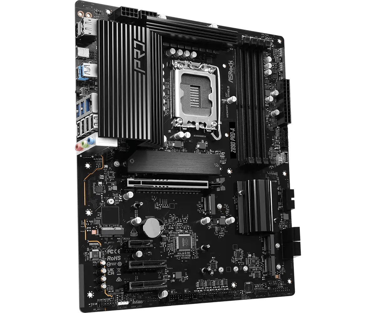 ASRock Z890 Pro - A LGA 1851 ATX Motherboard | 90 - MXBP50 - A0UAYZ - Vektra Computers LLC