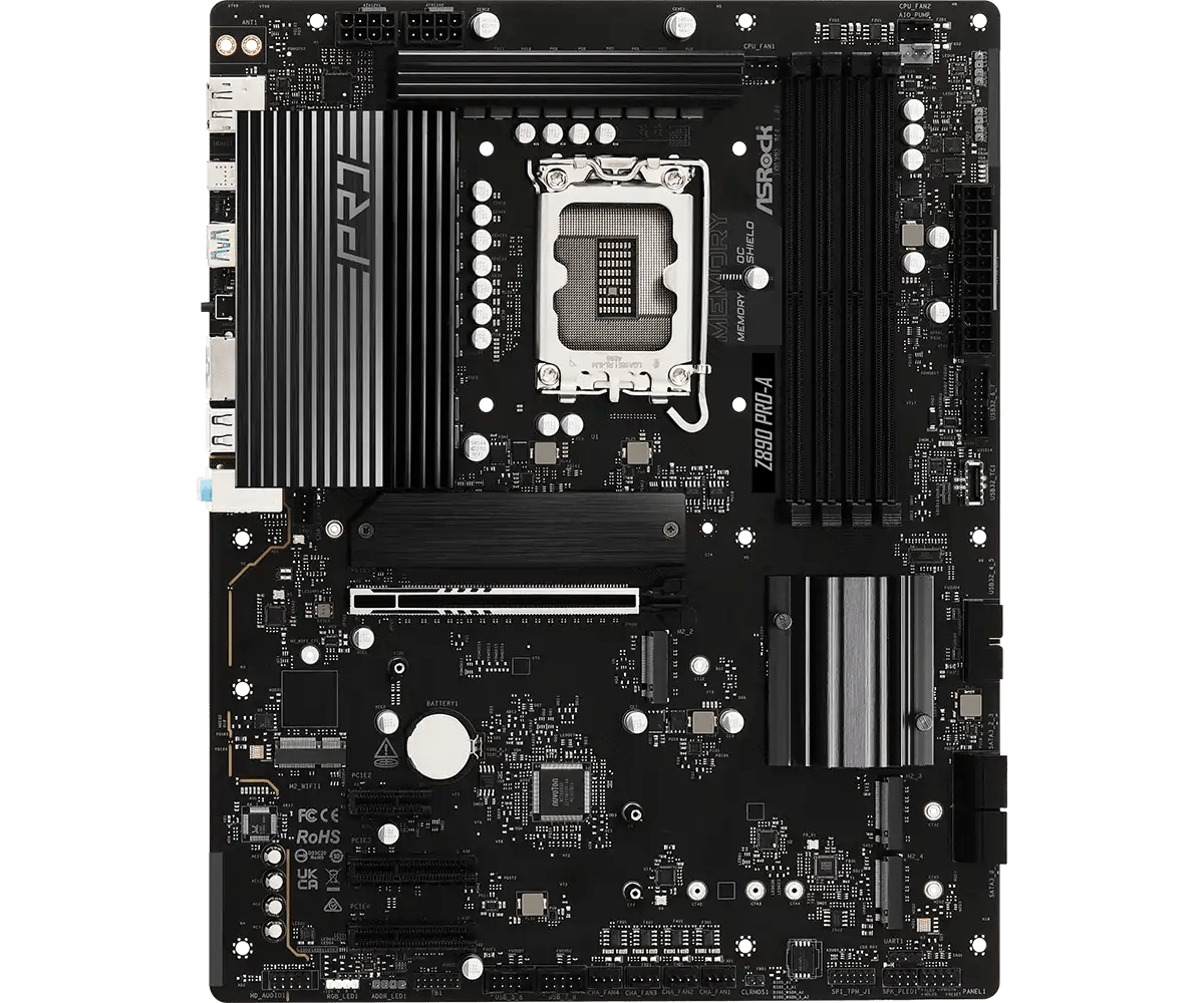 ASRock Z890 Pro - A LGA 1851 ATX Motherboard | 90 - MXBP50 - A0UAYZ - Vektra Computers LLC