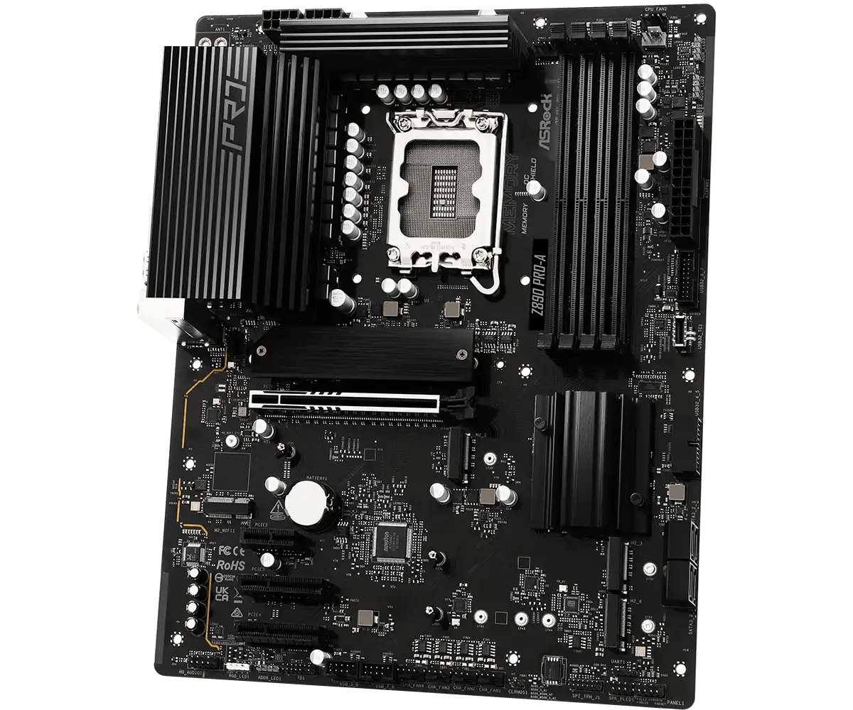 ASRock Z890 Pro - A LGA 1851 ATX Motherboard | 90 - MXBP50 - A0UAYZ - Vektra Computers LLC