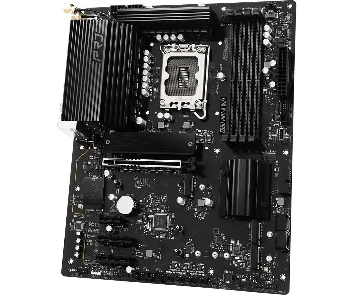 ASRock Z890 Pro - A WiFi LGA1851 Gaming Motherboard - Vektra Computers LLC