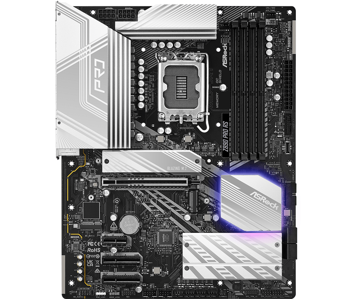 ASRock Z890 Pro RS Motherboard | 90 - MXBP10 - A0UAYZ - 4710483947452 - Vektra Computers LLC