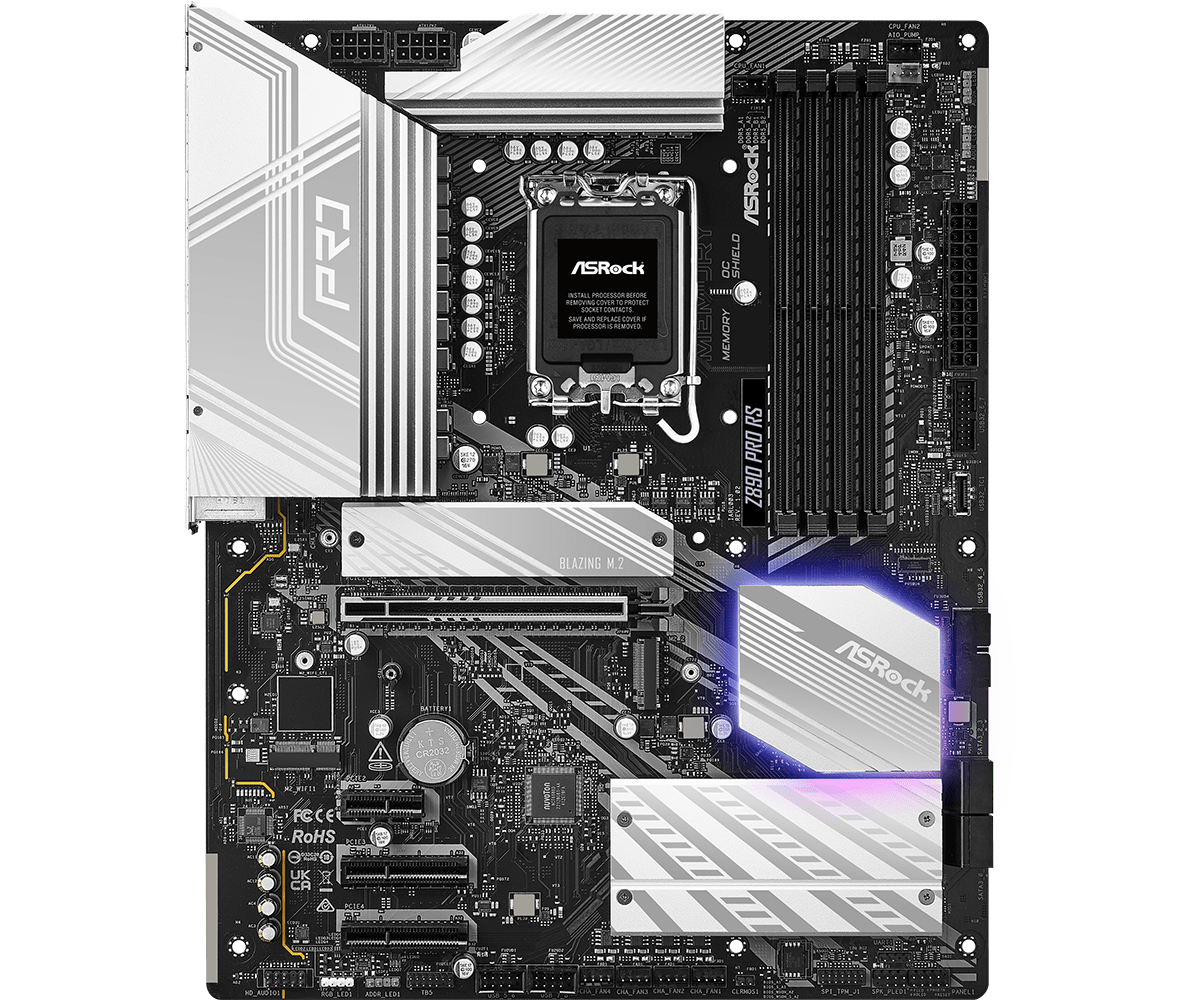 ASRock Z890 Pro RS Motherboard | 90 - MXBP10 - A0UAYZ - 4710483947452 - Vektra Computers LLC