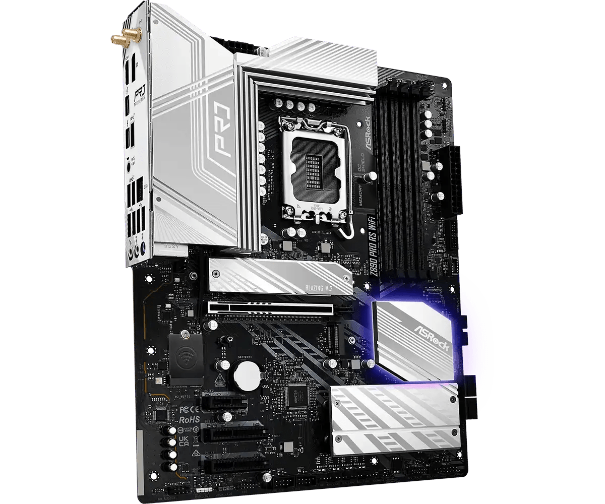 ASRock Z890 Pro RS WiFi LGA1851 Socket Gaming Motherboard - Vektra Computers LLC