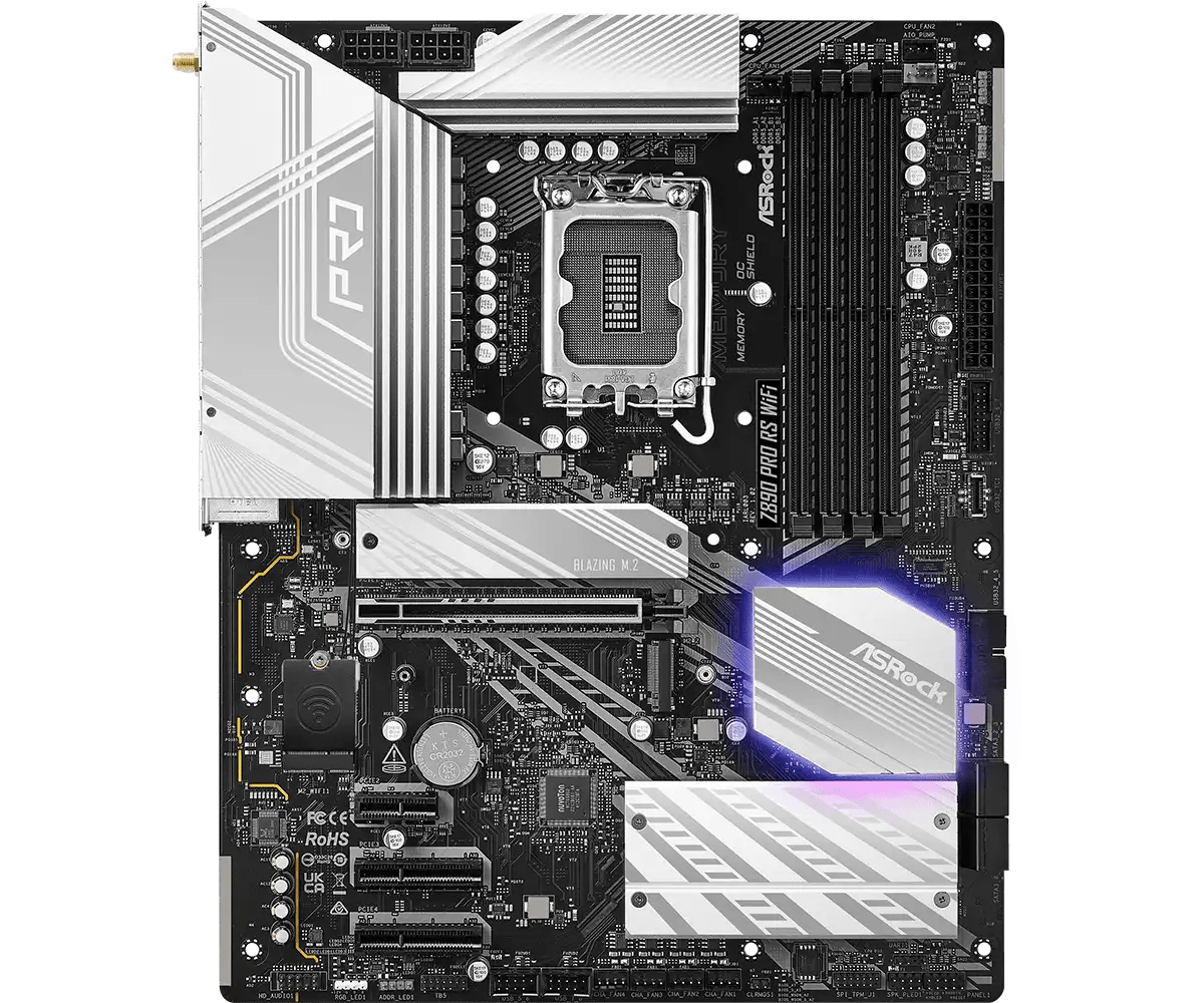 ASRock Z890 Pro RS WiFi LGA1851 Socket Gaming Motherboard - Vektra Computers LLC