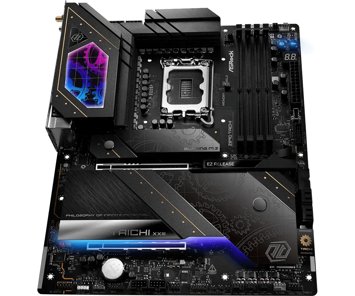 ASRock Z890 Taichi LGA1851 Socket Gaming Motherboard - Vektra Computers LLC