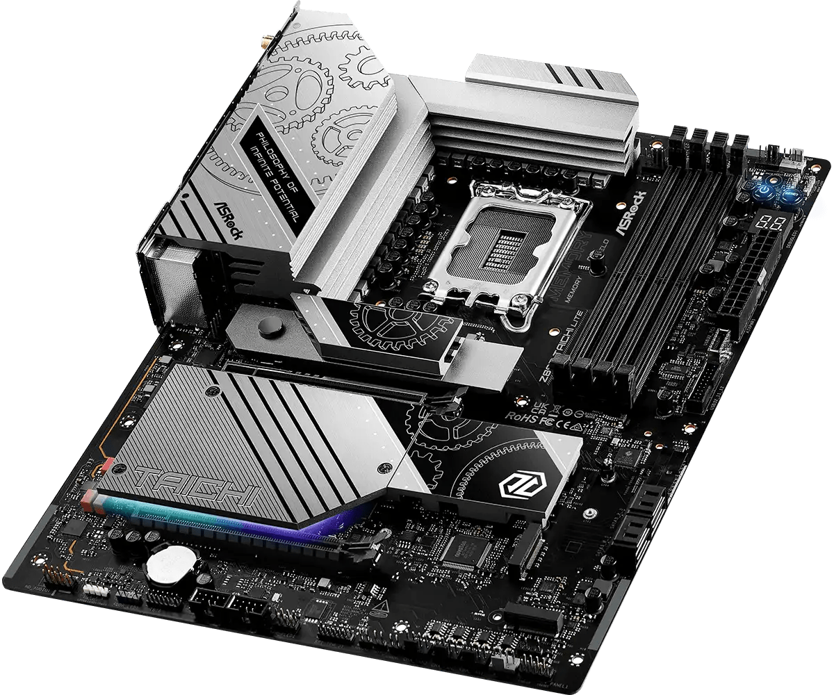 ASRock Z890 Taichi Lite LGA1851 Socket Gaming Motherboard - Vektra Computers LLC